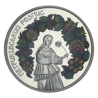 Украина 5 гривен 2016 Петриковская роспись