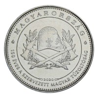Монета Венгрия 50 форинтов 2020 150 лет Венгерской ассоциации пожарных