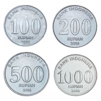 Индонезия Набор монет 2016 (4 штуки)