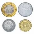 Индия Набор монет 2010 75 лет Резервному банку (4 штуки)