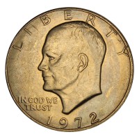 Монета США 1 доллар 1972