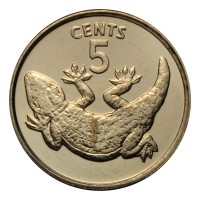 Монета Кирибати 5 центов 1979