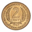 Восточные Карибы 2 цента 1965