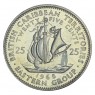 Восточные Карибы 25 центов 1965