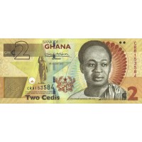 Банкнота Гана 2 седи 2017