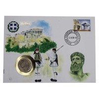 Греция 10 драхм 1986 (В буклете)