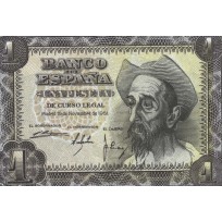 Банкнота Испания 1 песета 1951