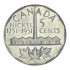 Канада 5 центов 1951 200 лет с момента открытия никеля