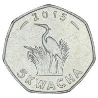 Монета Малави 5 квач 2015