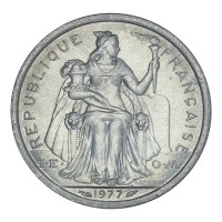 Новая Каледония 1 франк 1977