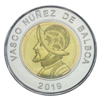 Монета Панама 1 бальбоа 2019