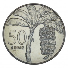 Монета Самоа 50 сене 1974