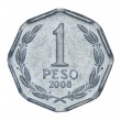 Чили 1 песо 2008