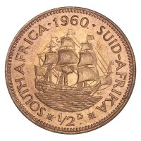 ЮАР 1/2 пенни 1960