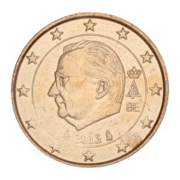 Монета Бельгия 1 евроцент 2013