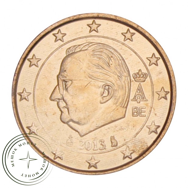 Бельгия 1 евроцент 2013