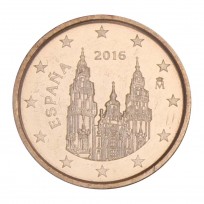 Монета Испания 1 евроцент 2016