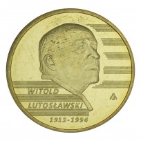 Монета Польша 2 злотых 2013 100 лет со дня рождения Витольда Лютославского