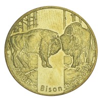 Монета Польша 2 злотых 2013 Зубр