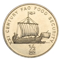 Северная Корея 1/2 чона 2002 Корабль викингов (ФАО)