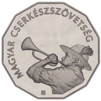 Монета Венгрия 100 форинтов 2012 100 лет Венгерской Ассоциации Скаутов