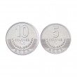 Коста-Рика набор монет 5 и 10 колонов 2016 (2 штуки)