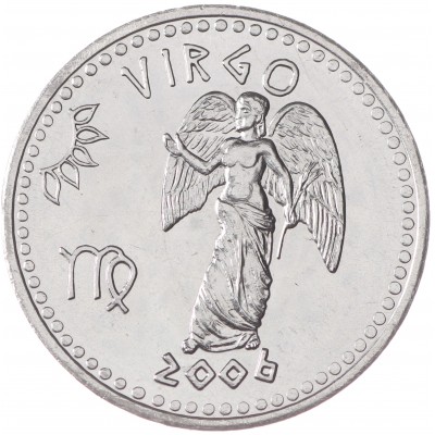 Монета Сомалиленд 10 шиллингов 2006 Дева (Знаки зодиака)