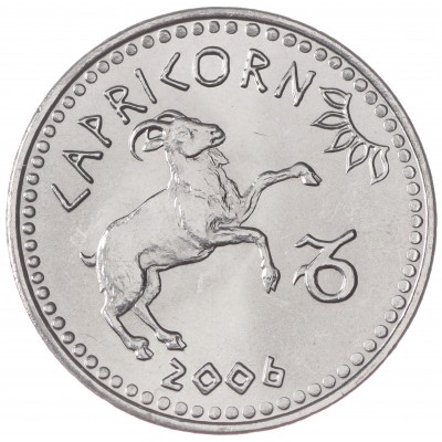 Монета Сомалиленд 10 шиллингов 2006 Козерог (Знаки зодиака)