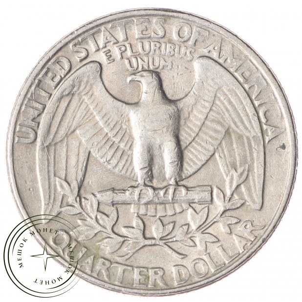 США 25 центов 1983 Washington Quarter P XF