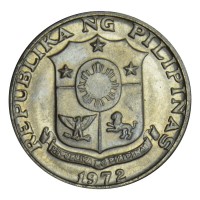 Монета Филиппины 25 сентимо 1972