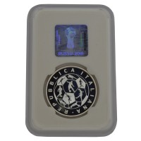 Монета Италия 10 евро 2018 Чемпионат мира по футболу в России (в слабе)