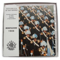 Сан-Марино Годовой набор монет 1986 Эволюция технологий (9 штук)