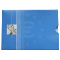 Нидерланды Годовой набор монет ЕВРО 2005 Рождение ребёнка (8 штук и жетон)