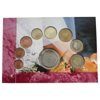 Нидерланды Годовой набор монет ЕВРО 2003 Свадьба (8 штук и жетон)