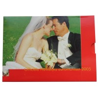 Нидерланды Годовой набор монет ЕВРО 2005 Свадьба (8 штук и жетон)