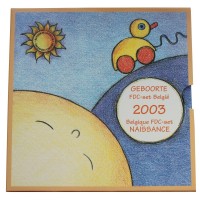 Бельгия Годовой набор монет ЕВРО 2003 Ребёнок (8 штук и жетон)