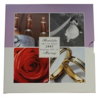Бельгия Годовой набор монет ЕВРО 2003 Свадьба (8 штук и жетон)