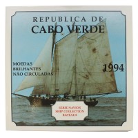 Кабо-Верде Набор монет 1994 Корабли (6 штук)