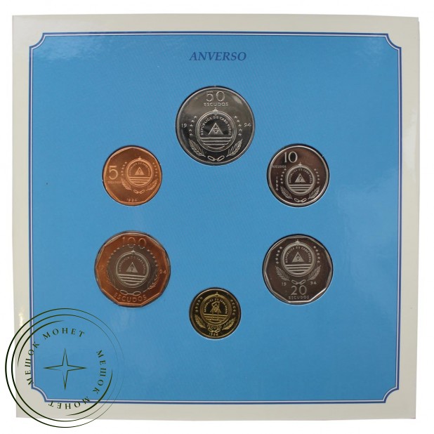 Кабо-Верде набор монет 1994 Птицы (6 штук)