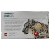 Монета Тувалу 1 доллар 2016 Снежный барс