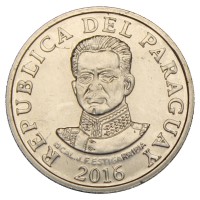 Монета Парагвай 50 гуарани 2016