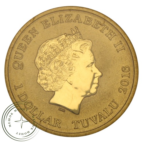 Тувалу 1 доллар 2016 Рождество — 93702033