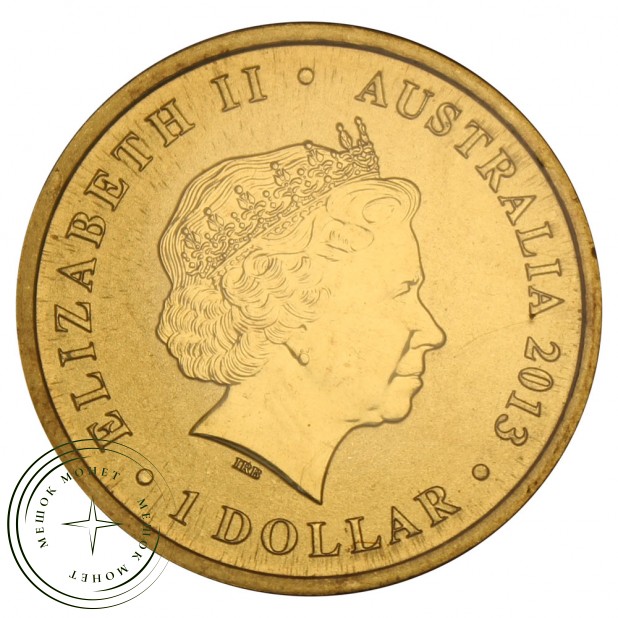 Австралия 1 доллар 2013 Кукабара (Детёныши диких животных)