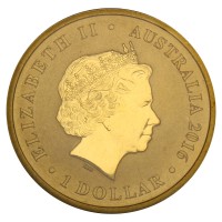 Монета Австралия 1 доллар 2016 Письма из дома