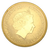 Монета Австралия 1 доллар 2016 Год обезьяны