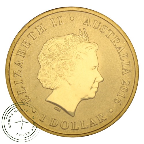 Австралия 1 доллар 2016 100 лет RSL — 93702056