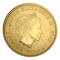 Монета Тувалу 1 доллар 2016 Дракон