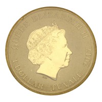 Монета Тувалу 1 доллар 2017 Фестиваль Дивали