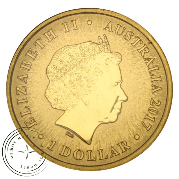 Австралия 1 доллар 2017 150 лет со дня рождения Генри Лоусона