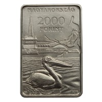 Монета Венгрия 2000 форинтов 2016 150 лет Будапештскому зоопарку